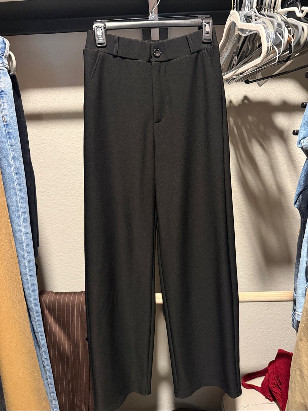 Black trousers
